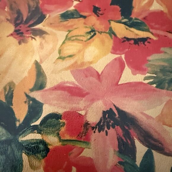 Patricia Nash Cassini Leather Wristlet Spring Multi Floral Oil Paint NWT MSRP 79 - Picture 4 of 7